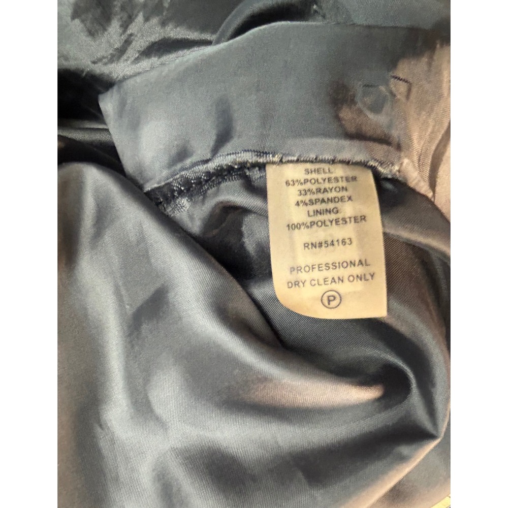 Calvin Klein Gray Sleeveless Ruffle Sheath Dress Size 12 4189 - Picture 8 of 8